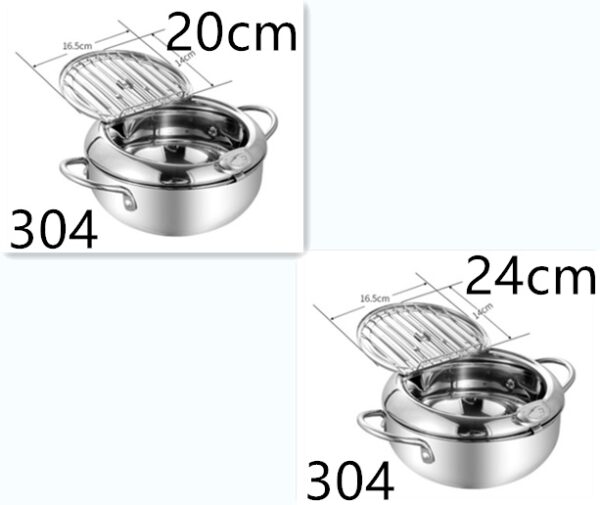Stainless Steel Telescopic Folding Basket Frying Basket French Fries Degreasing Kitchen Tool - Image 10