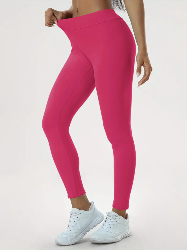 Women's Yoga Pants High Waist Lift High Elastic Tight Fitness Trousers - Image 5
