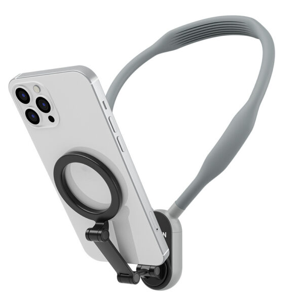 Silicone Phone Magnetic Neck Mount Quick Release Hold For Phone Magsafe Magnetic Suction Cell Phone Neck Hanging Bracket - Image 2