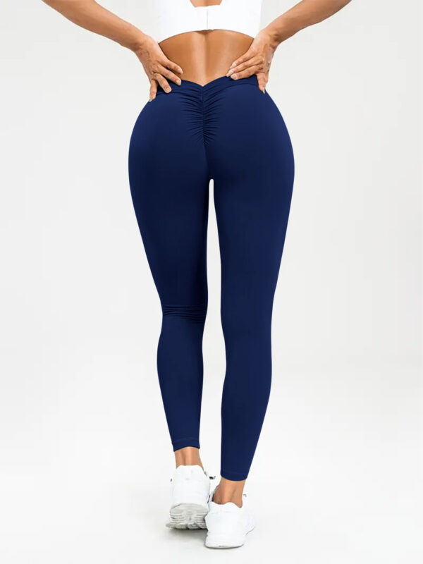 Women's Yoga Pants High Waist Lift High Elastic Tight Fitness Trousers - Image 4